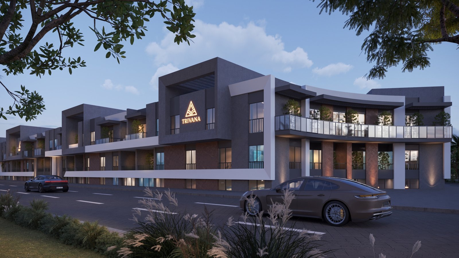 Trivana project exterior showing location importance in property decisions