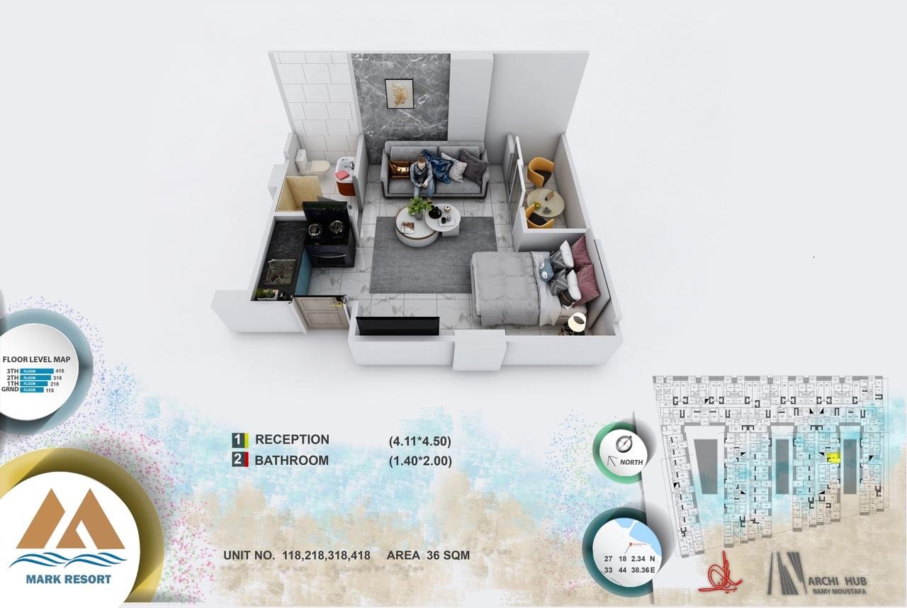 spacious-Studio-36sqm-at-Mark-Resort