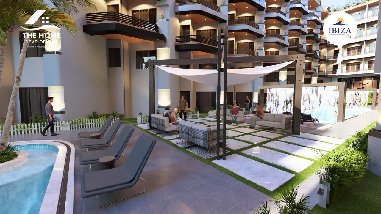 Ibiza Bay Hurghada – Luxury Sky Pool Apartments with Private Beach in Al Ahyaa