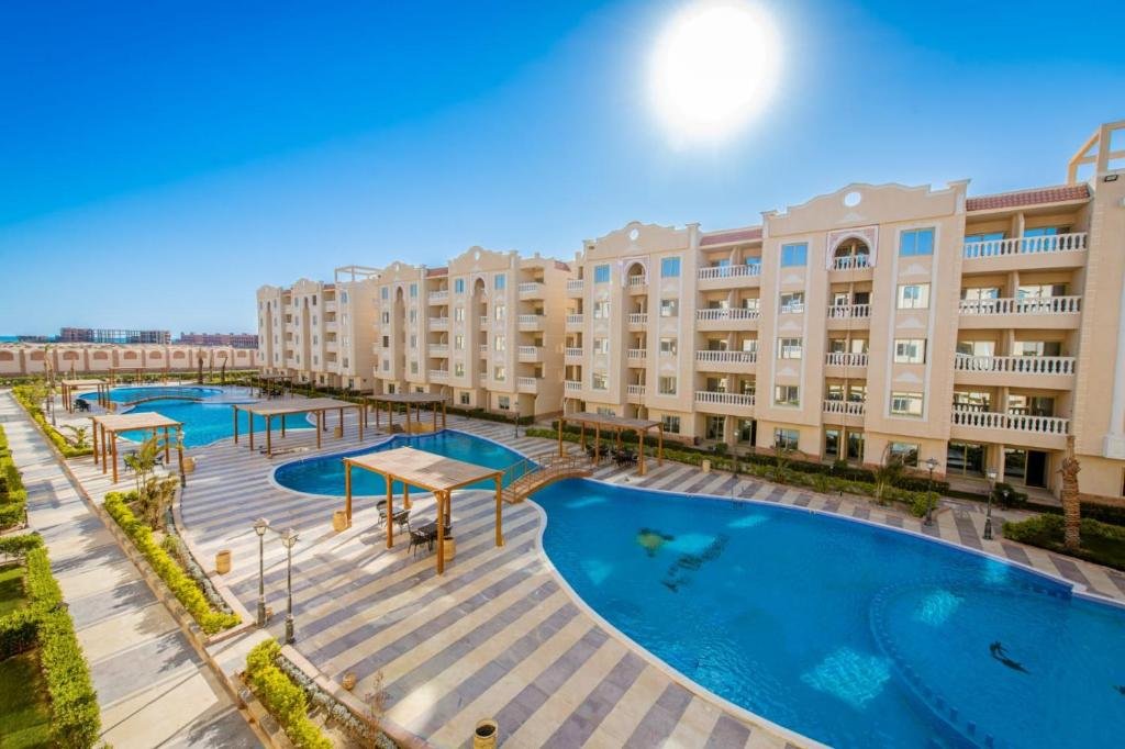 Avin Resort Hurghada luxury apartment with pool view ready for immediate handover ideal for retirees