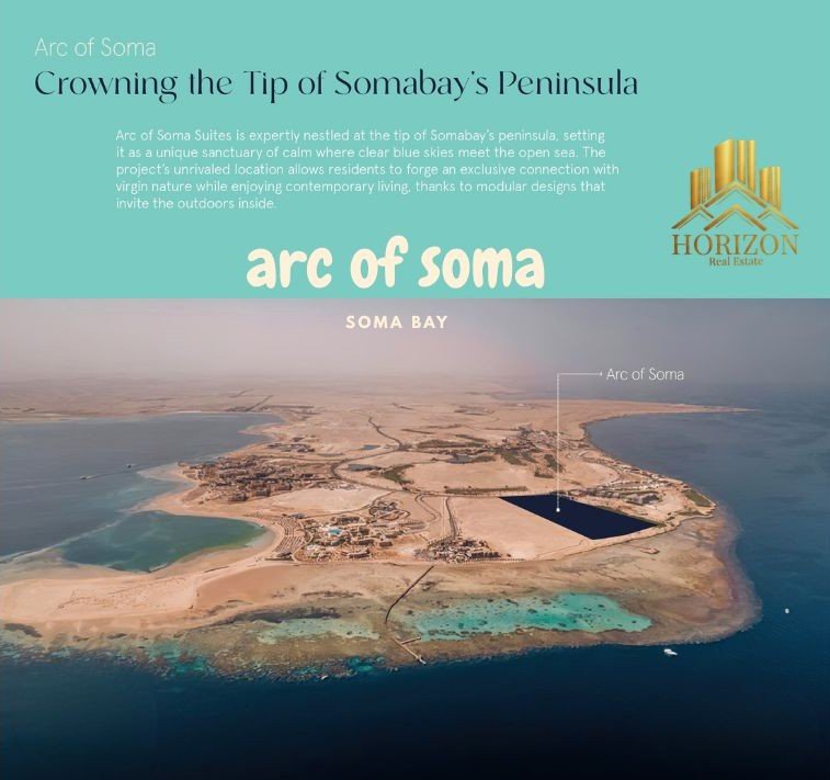 Arc of Soma Soma Bay: Premium Waterfront Suites with Endless Sea Views on Egypt's Red Sea Coast in 2026-2