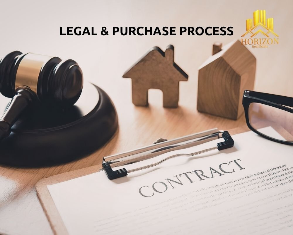 Foreign buyer signing property purchase contract for an apartment in Makadi Bay – legal step for owning real estate in Hurghada, Egypt