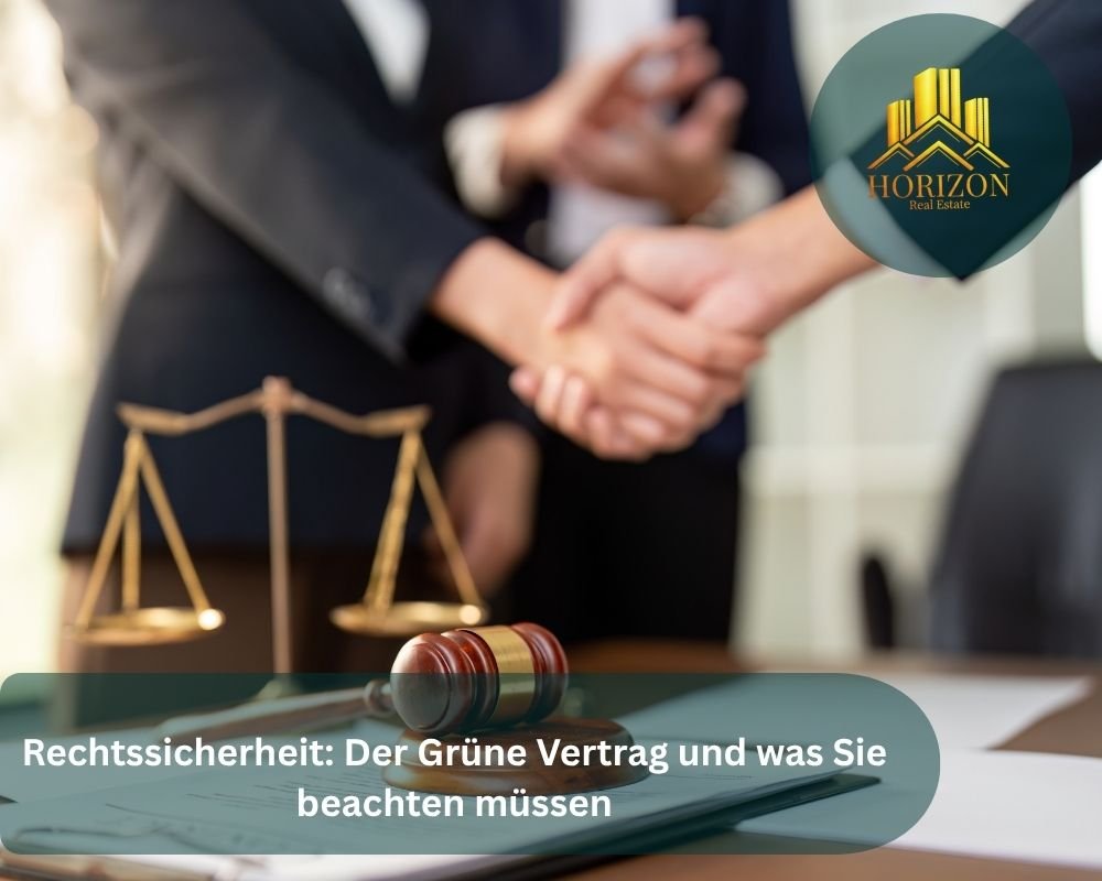 Grüner Vertrag – notarieller Kaufvertrag für maximale Rechtssicherheit beim Immobilienkauf in Hurghada für deutsche Investoren.