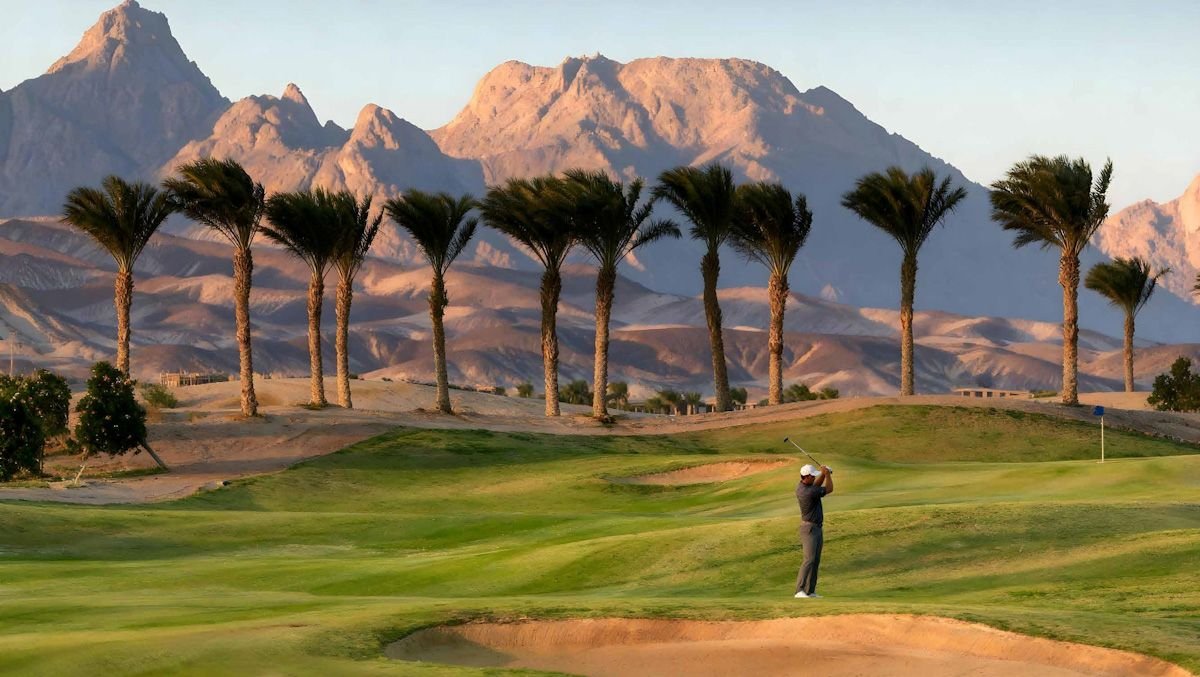 18-hole championship golf course near Makadina Hurghada