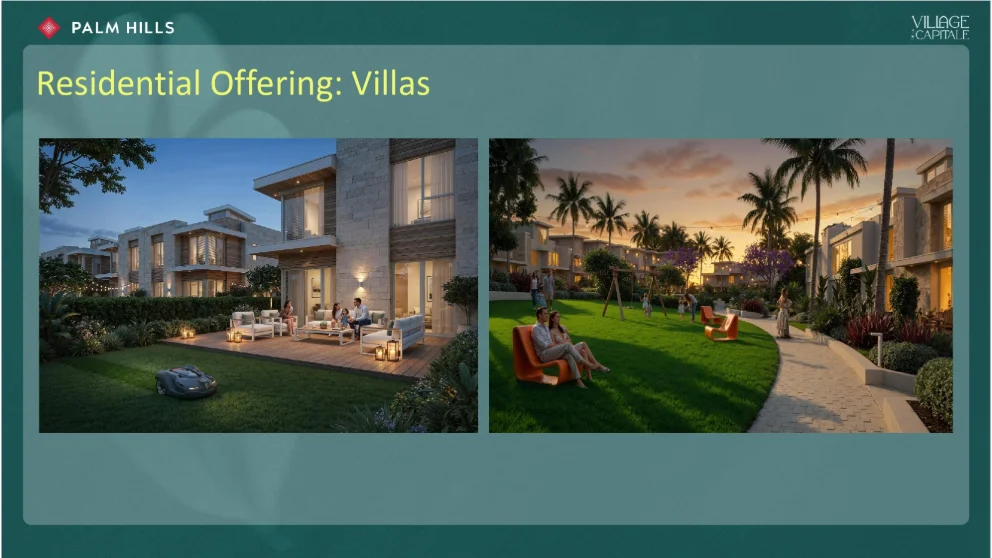 Residential apartment buildings at Village de la Capitale New Administrative Capital with G+6 construction pattern