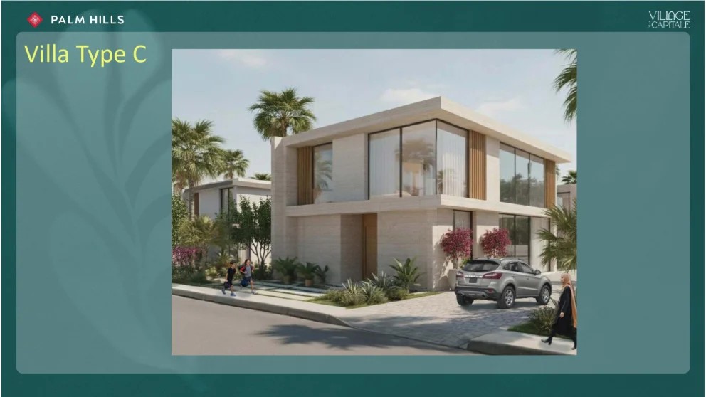 Clubhouse and community center at Village de la Capitale Palm Hills New Administrative Capital